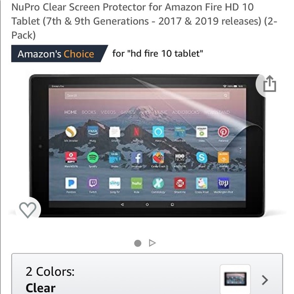 NuPro Clear Screen Protector - Picture 3 of 11